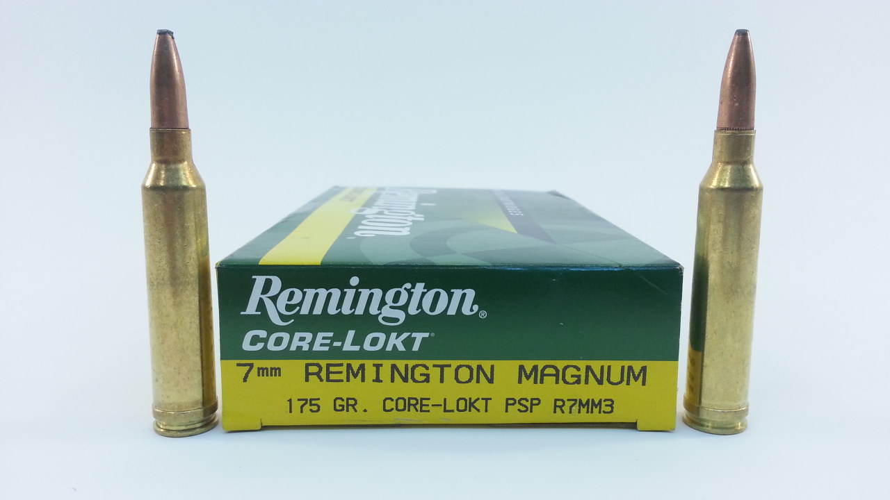 REMINGTON CORE-LOKT 7mm REM MAG, 11.3gr.