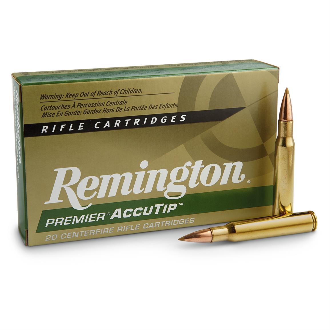 Remington premiere accutip 30-06, 10.7g.
